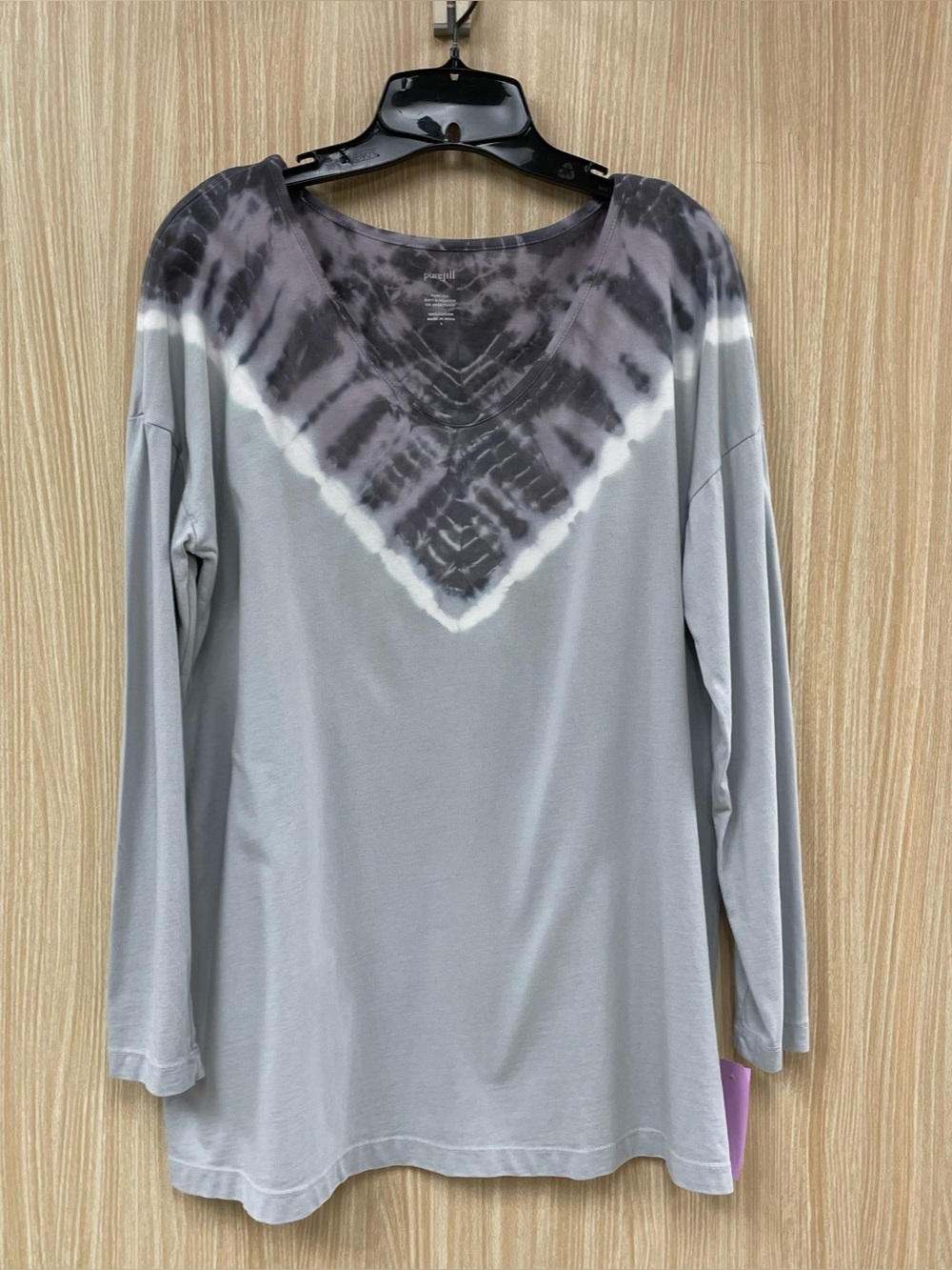J. jill gray tie dye top size large